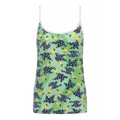 Майка женская с рисунком "туканы" MEY 1210050_1284 Майка женская с рисунком "туканы" MEY 1210050_1284